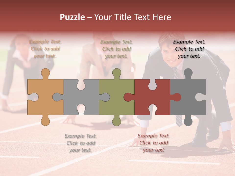 Competitive Compete Competitor PowerPoint Template