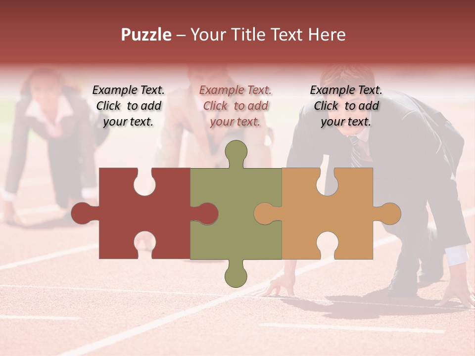 Competitive Compete Competitor PowerPoint Template