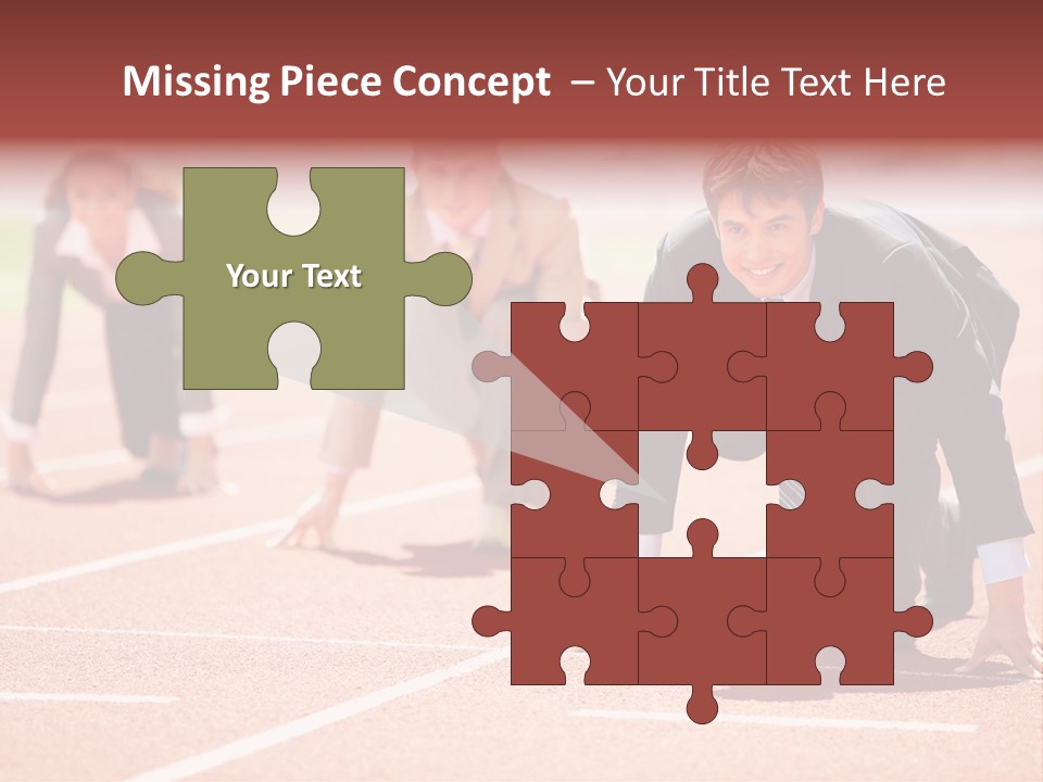 Competitive Compete Competitor PowerPoint Template