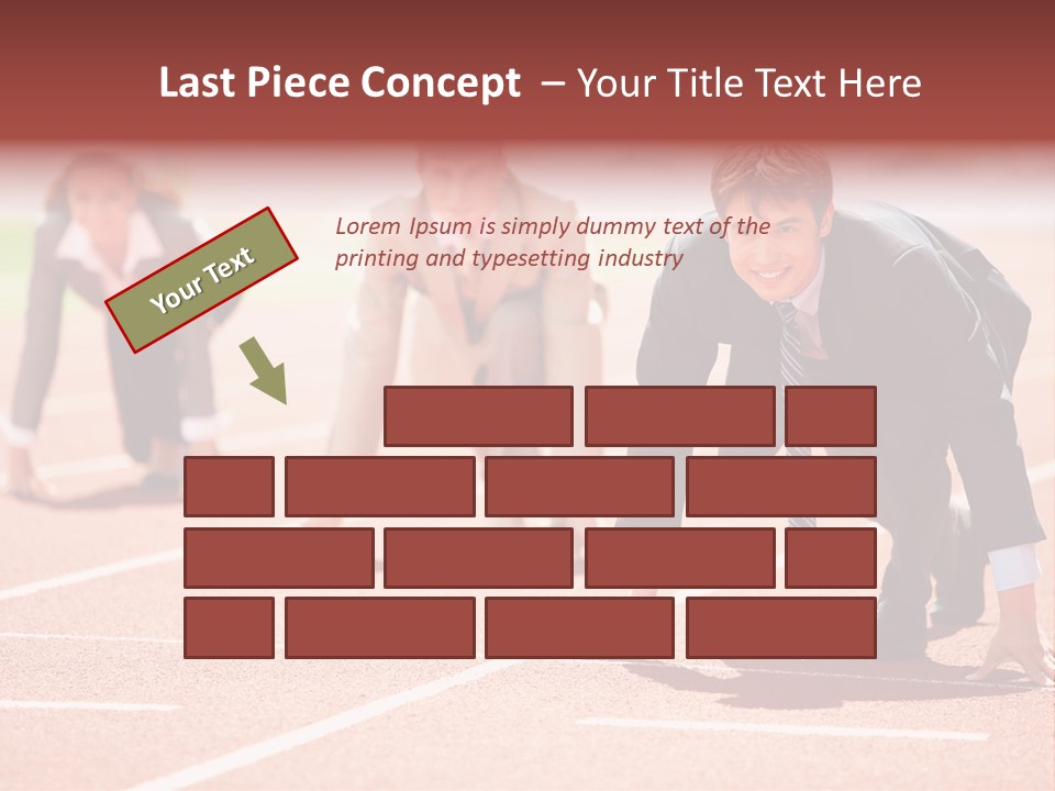 Competitive Compete Competitor PowerPoint Template