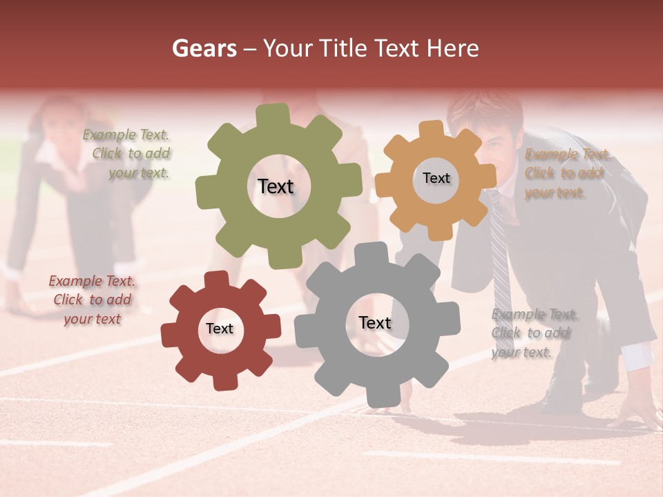 Competitive Compete Competitor PowerPoint Template