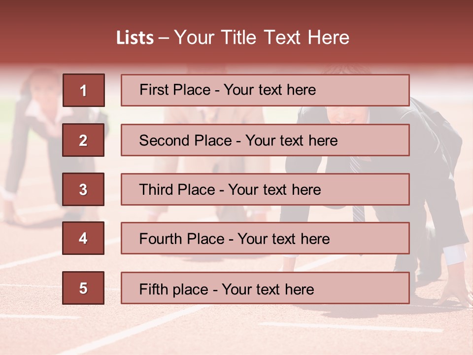 Competitive Compete Competitor PowerPoint Template