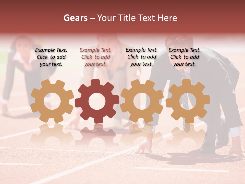 Competitive Compete Competitor PowerPoint Template