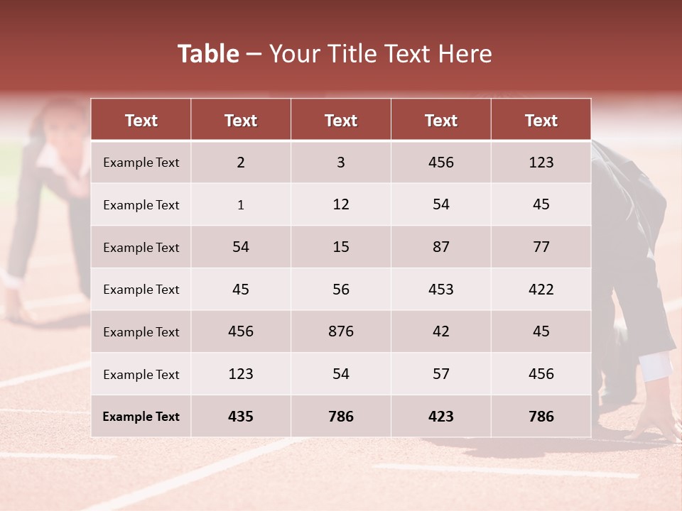 Competitive Compete Competitor PowerPoint Template