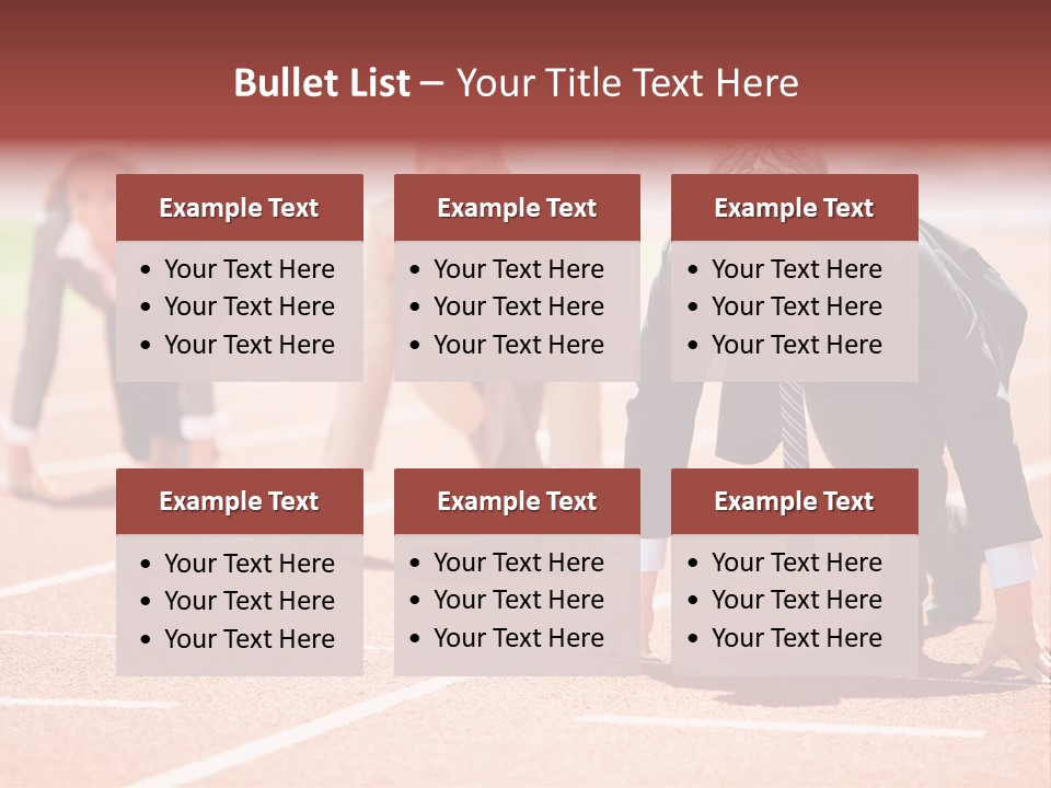 Competitive Compete Competitor PowerPoint Template