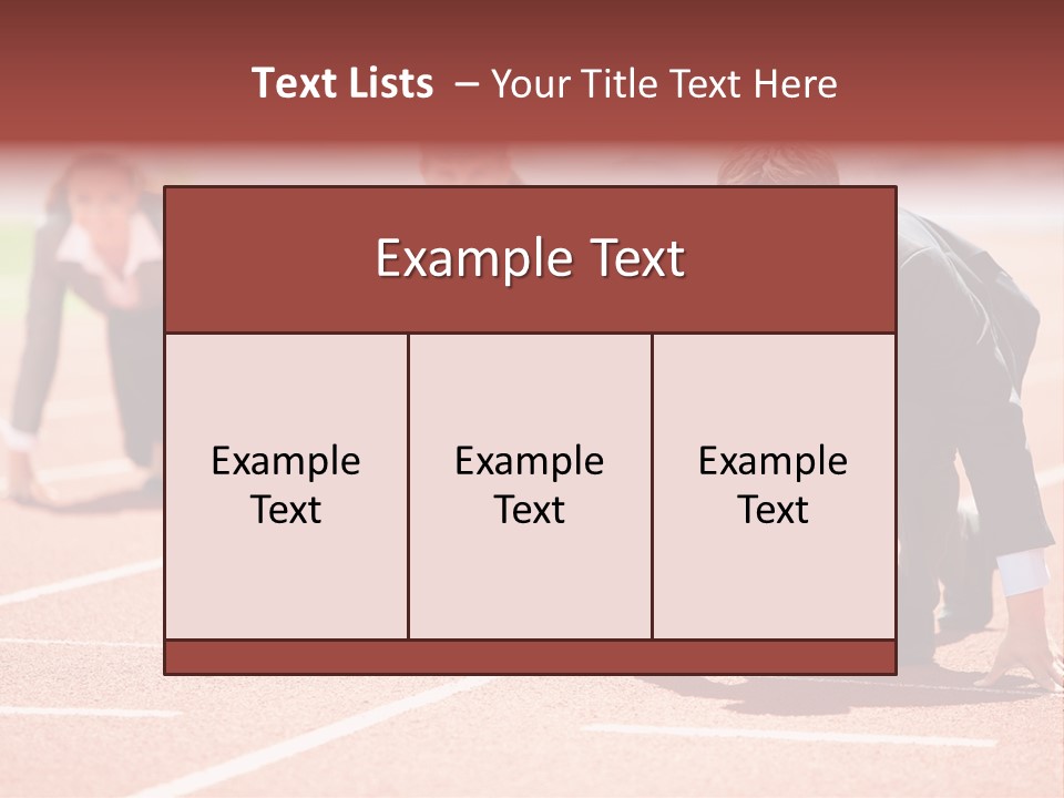 Competitive Compete Competitor PowerPoint Template