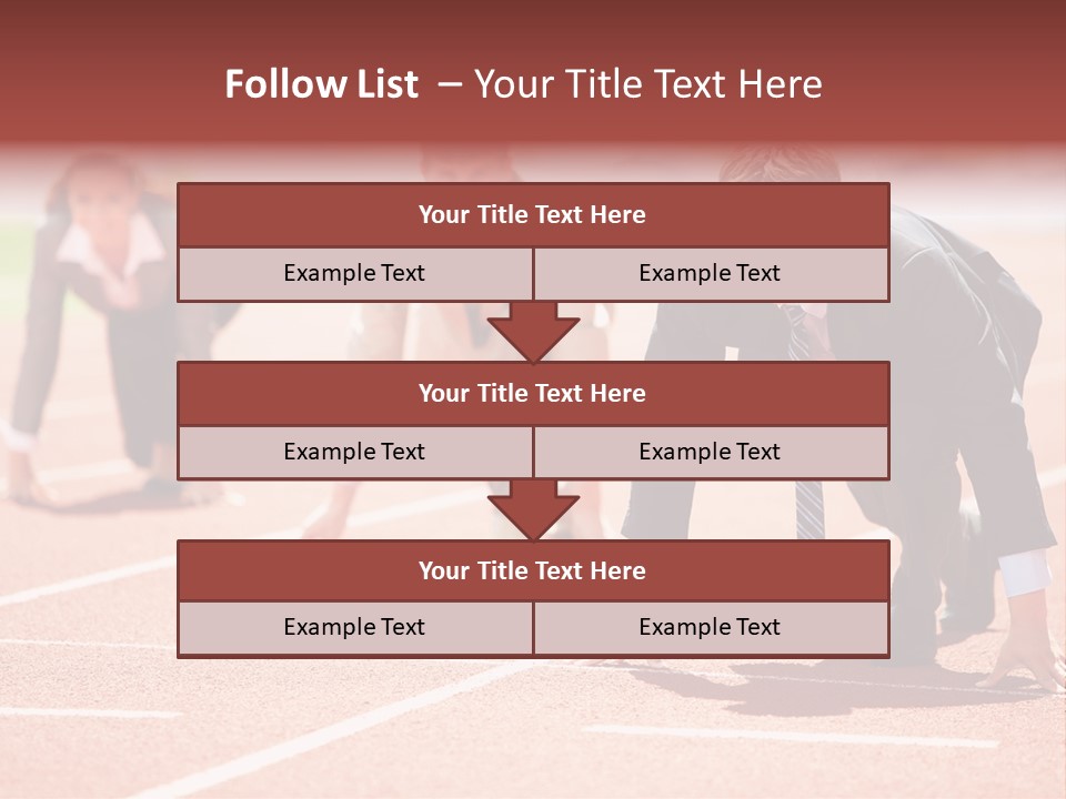 Competitive Compete Competitor PowerPoint Template