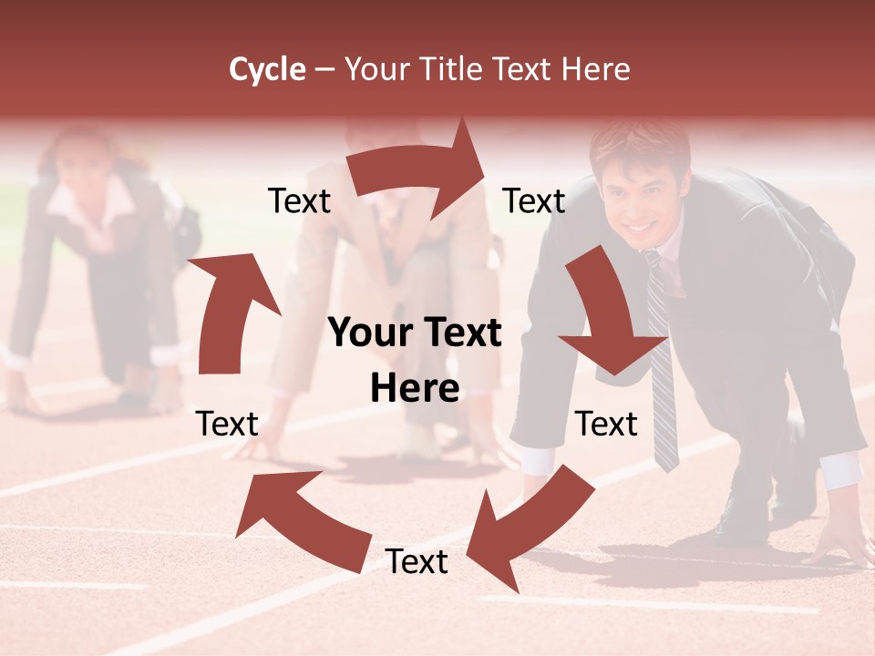 Competitive Compete Competitor PowerPoint Template