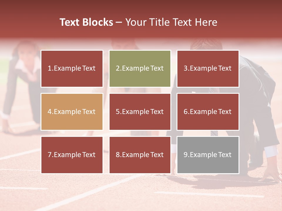 Competitive Compete Competitor PowerPoint Template