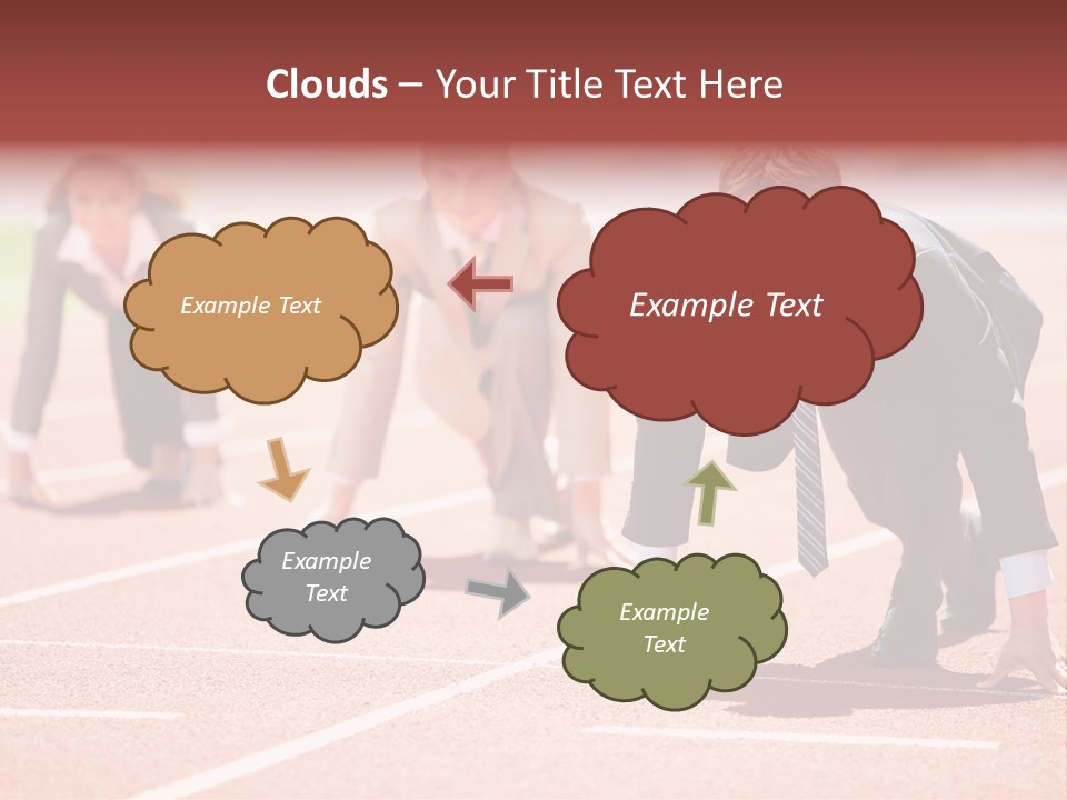 Competitive Compete Competitor PowerPoint Template