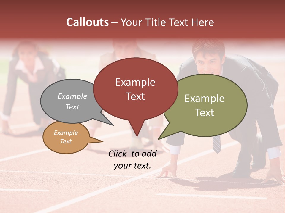 Competitive Compete Competitor PowerPoint Template