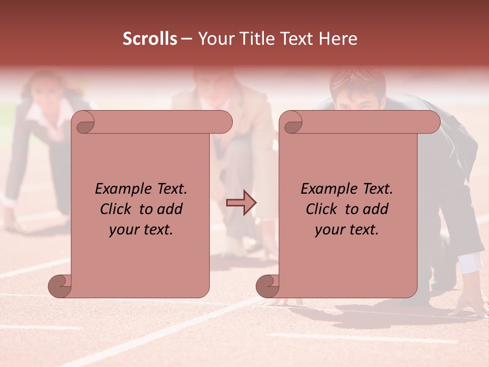 Competitive Compete Competitor PowerPoint Template
