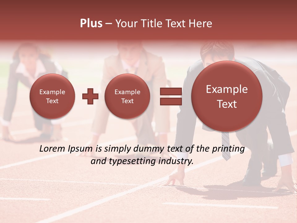 Competitive Compete Competitor PowerPoint Template