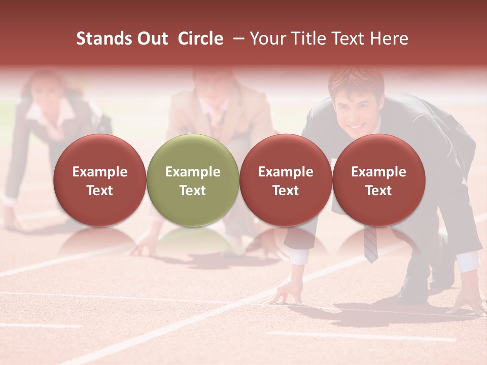 Competitive Compete Competitor PowerPoint Template