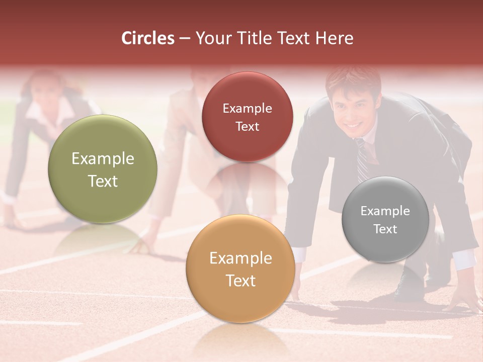 Competitive Compete Competitor PowerPoint Template