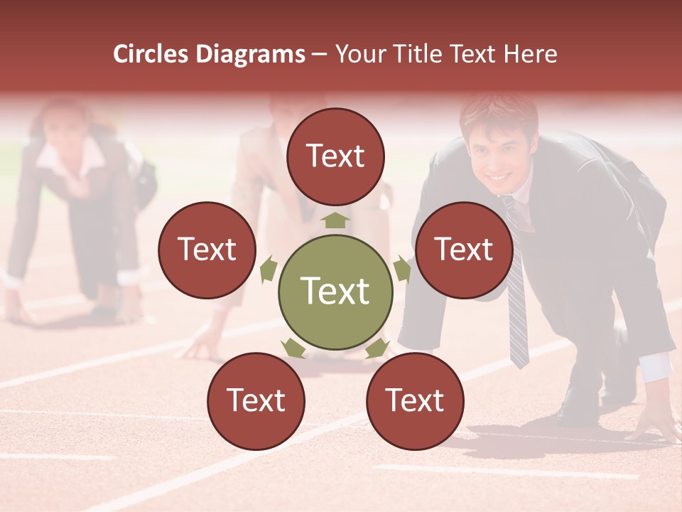 Competitive Compete Competitor PowerPoint Template