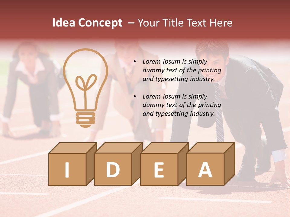 Competitive Compete Competitor PowerPoint Template