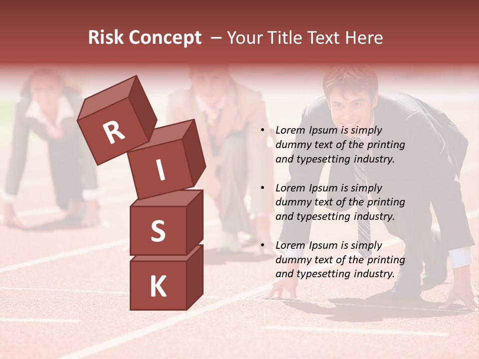 Competitive Compete Competitor PowerPoint Template