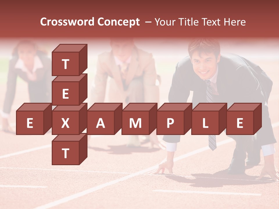 Competitive Compete Competitor PowerPoint Template