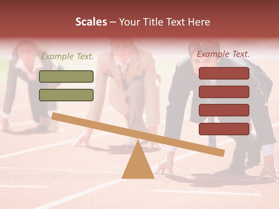 Competitive Compete Competitor PowerPoint Template