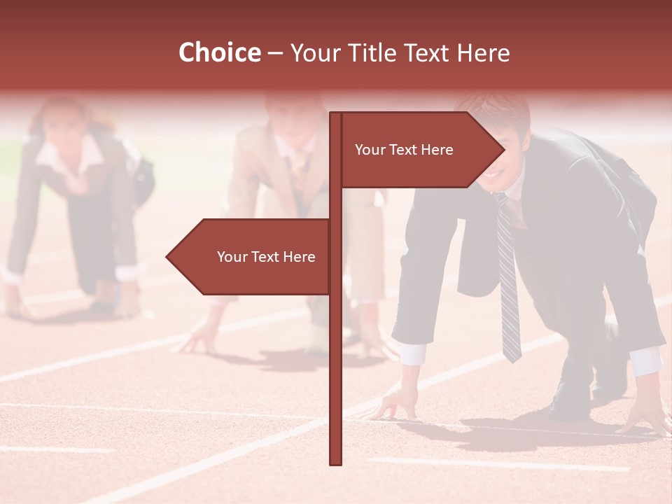 Competitive Compete Competitor PowerPoint Template