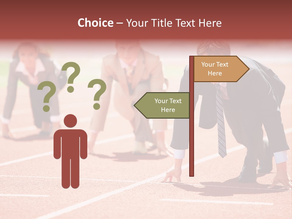 Competitive Compete Competitor PowerPoint Template