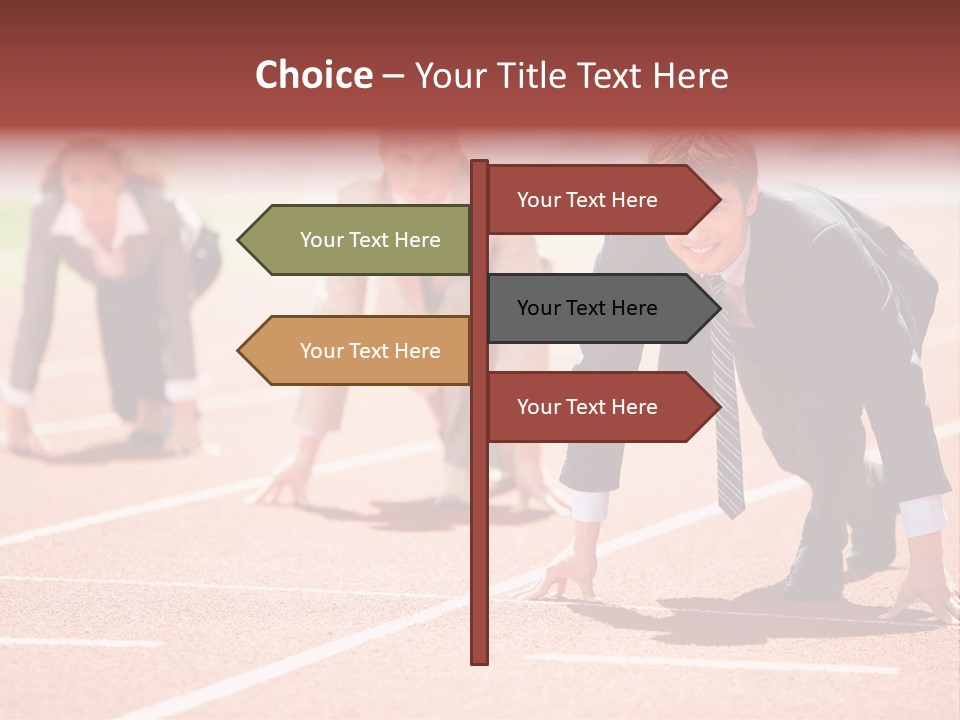 Competitive Compete Competitor PowerPoint Template