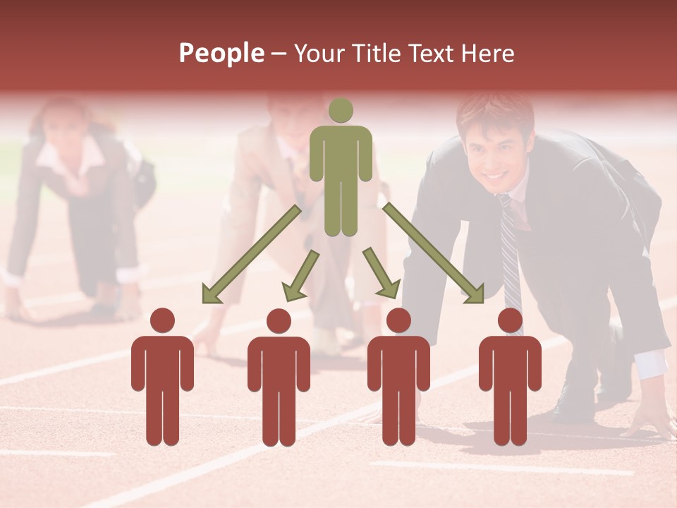 Competitive Compete Competitor PowerPoint Template