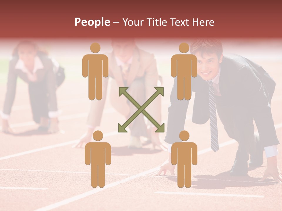 Competitive Compete Competitor PowerPoint Template