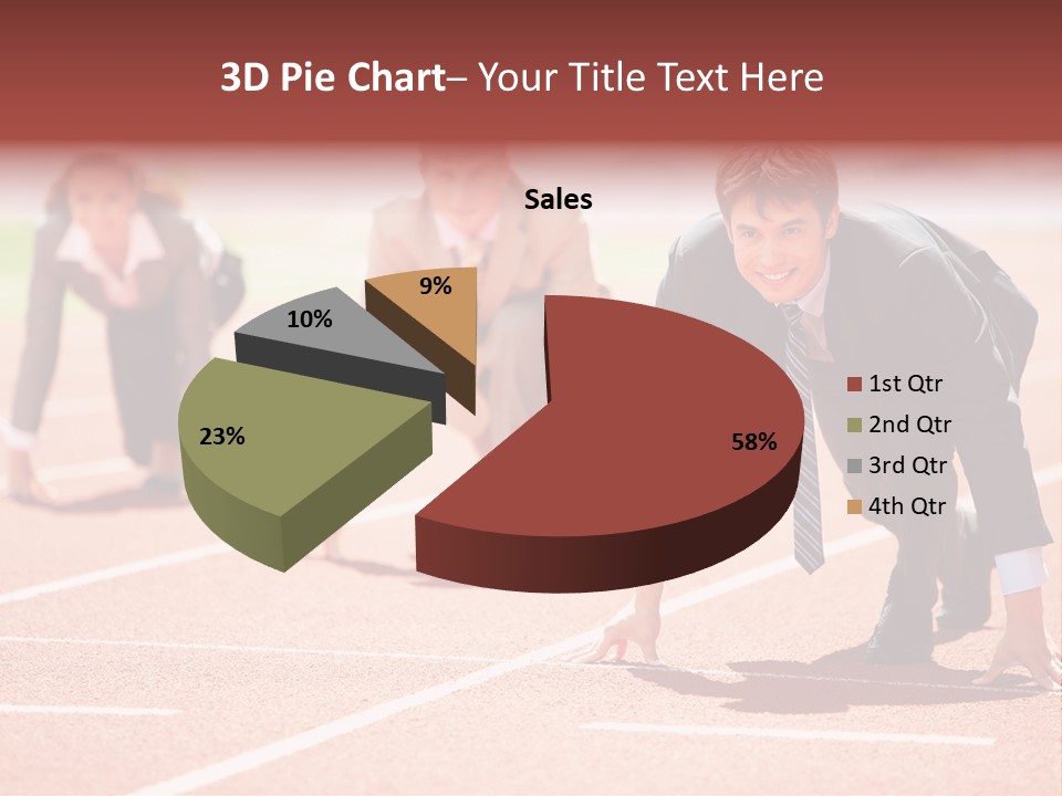 Competitive Compete Competitor PowerPoint Template