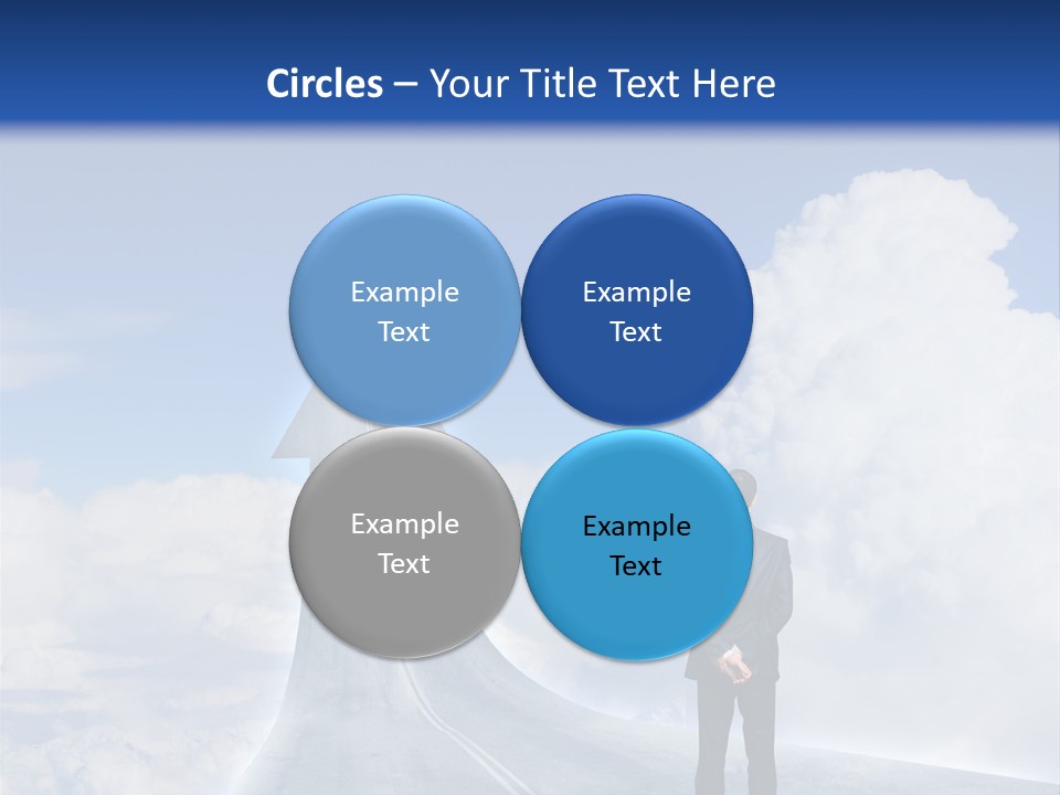 Away Trip Street PowerPoint Template