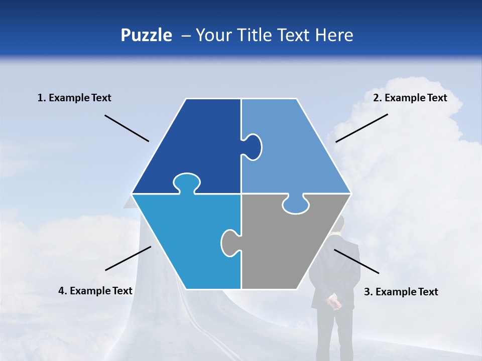 Away Trip Street PowerPoint Template