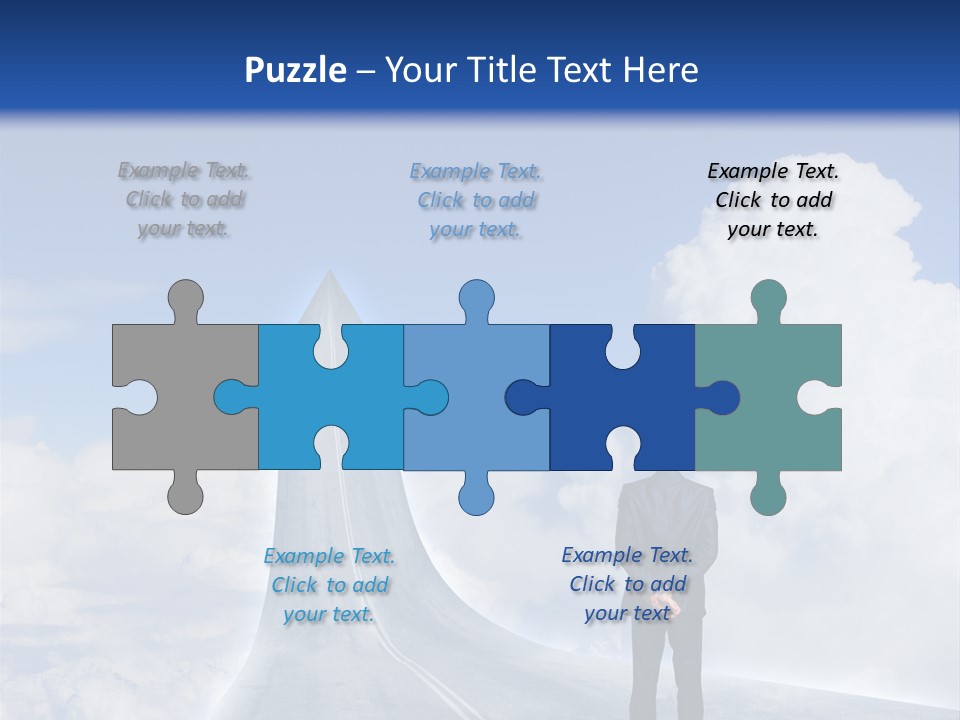 Away Trip Street PowerPoint Template