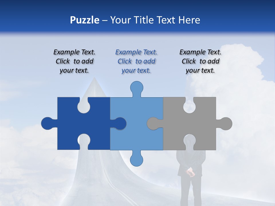 Away Trip Street PowerPoint Template