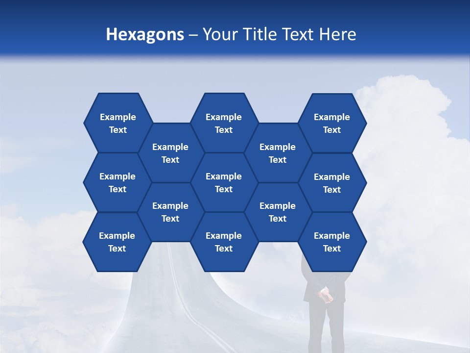 Away Trip Street PowerPoint Template