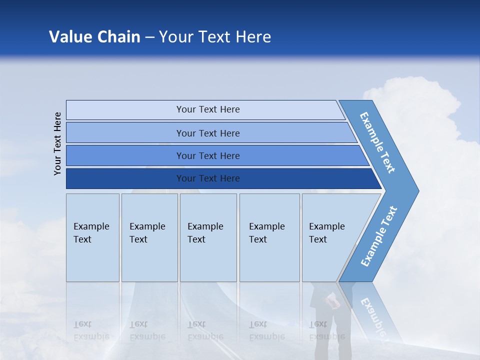 Away Trip Street PowerPoint Template