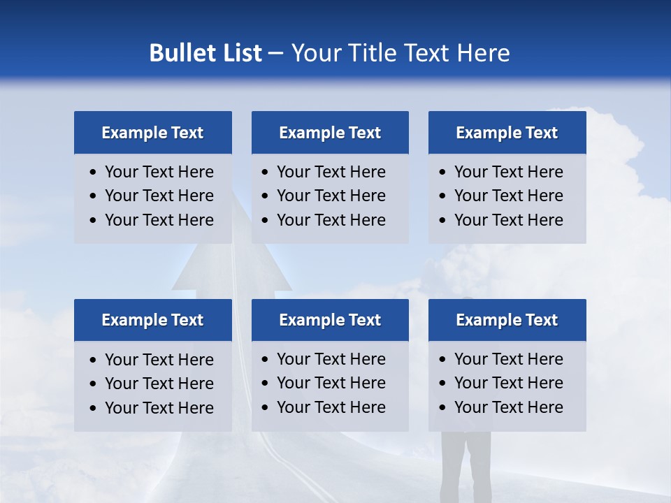 Away Trip Street PowerPoint Template