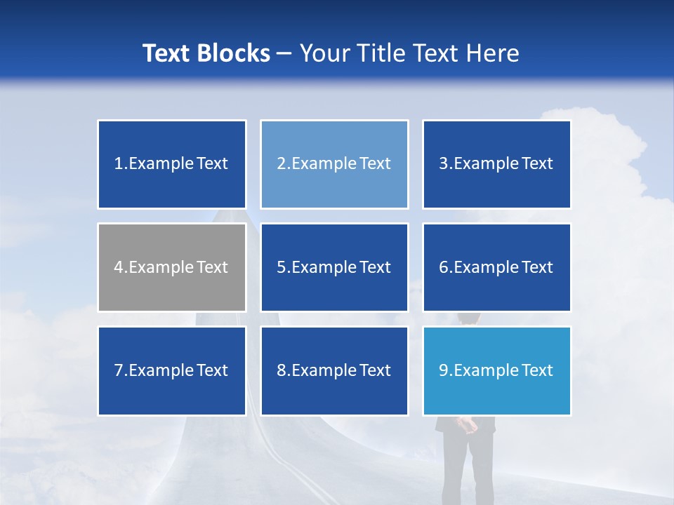 Away Trip Street PowerPoint Template