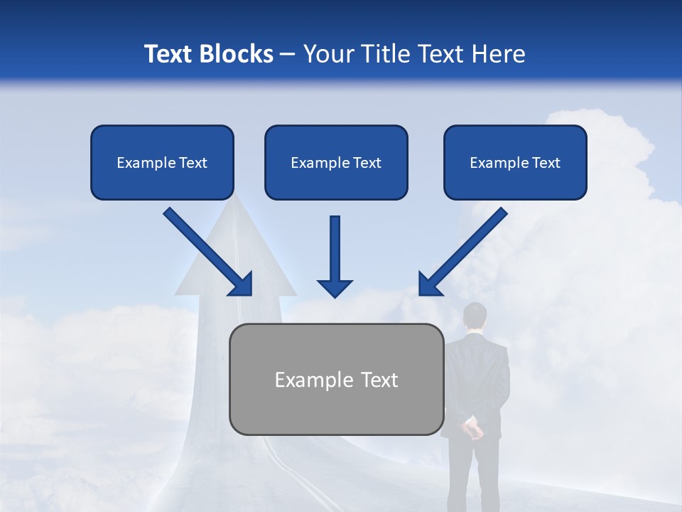 Away Trip Street PowerPoint Template