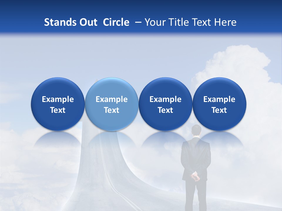 Away Trip Street PowerPoint Template