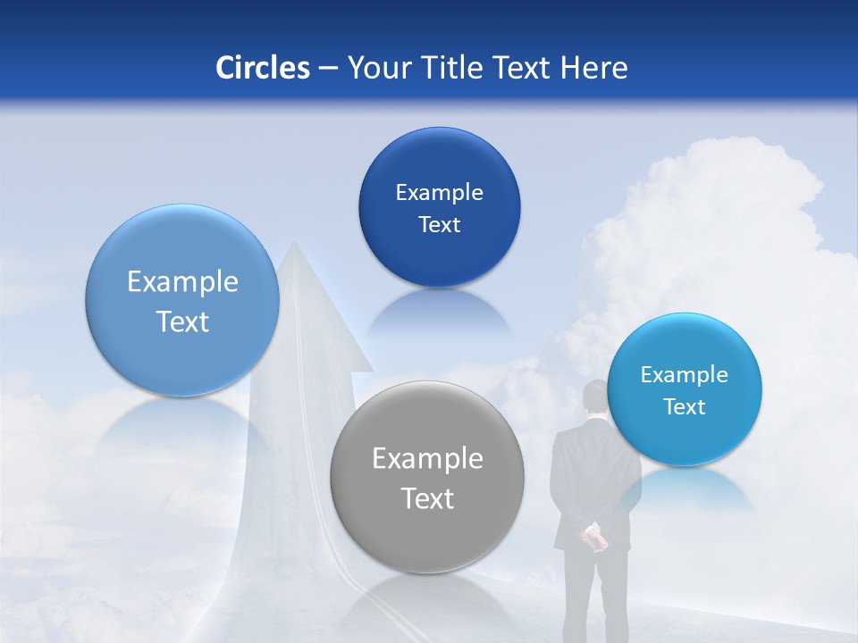 Away Trip Street PowerPoint Template