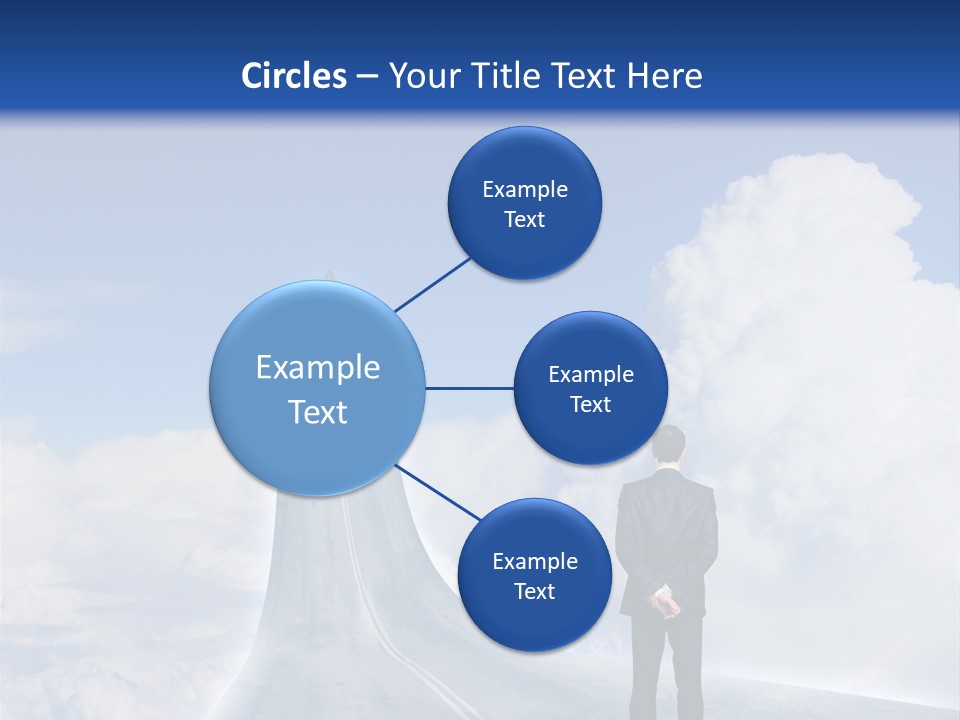 Away Trip Street PowerPoint Template