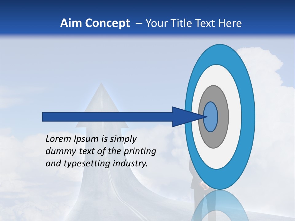 Away Trip Street PowerPoint Template