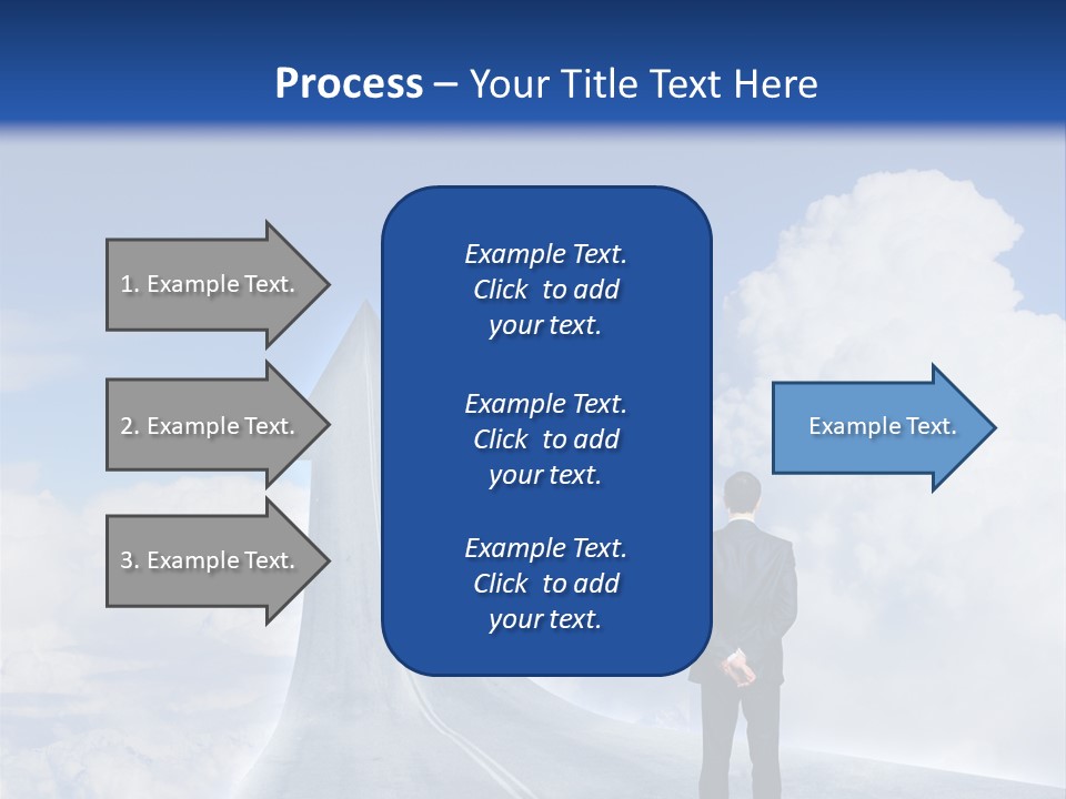 Away Trip Street PowerPoint Template
