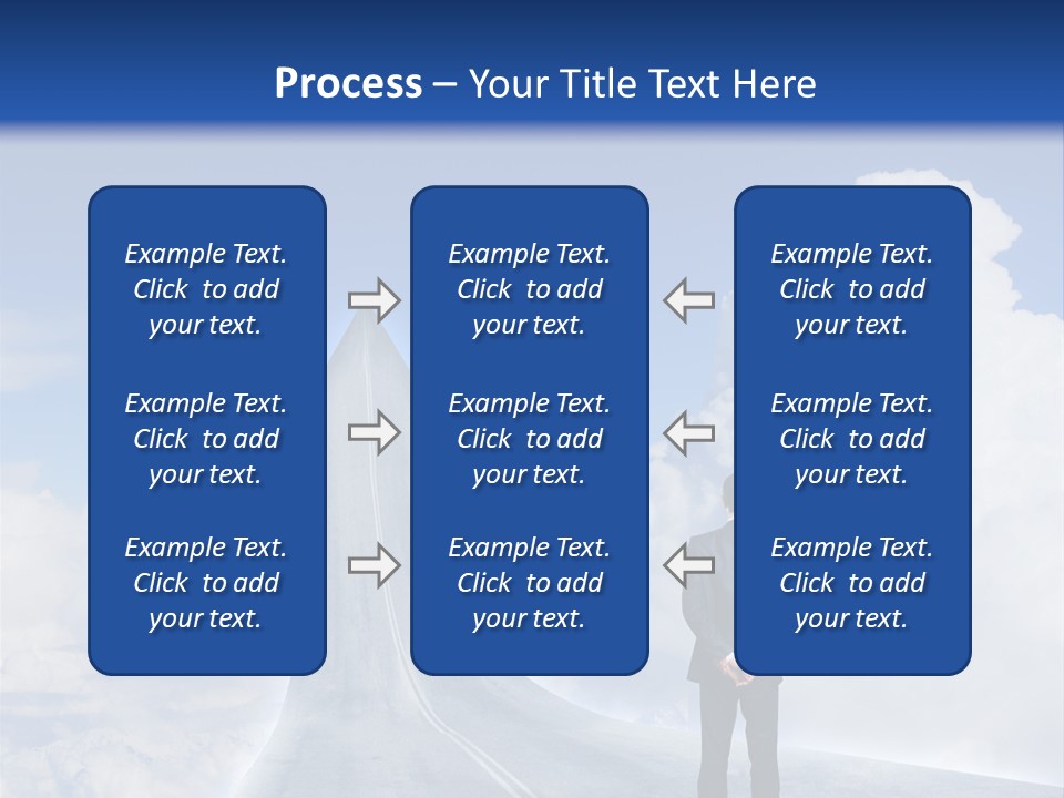 Away Trip Street PowerPoint Template