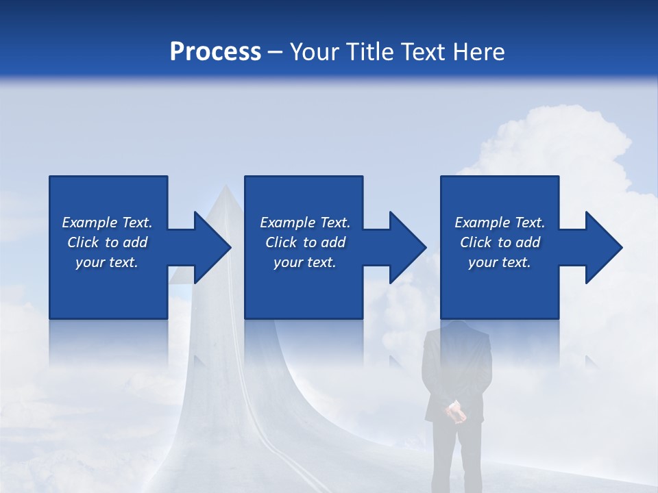 Away Trip Street PowerPoint Template