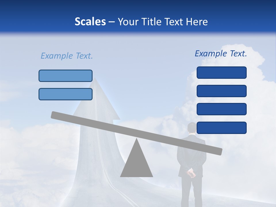 Away Trip Street PowerPoint Template