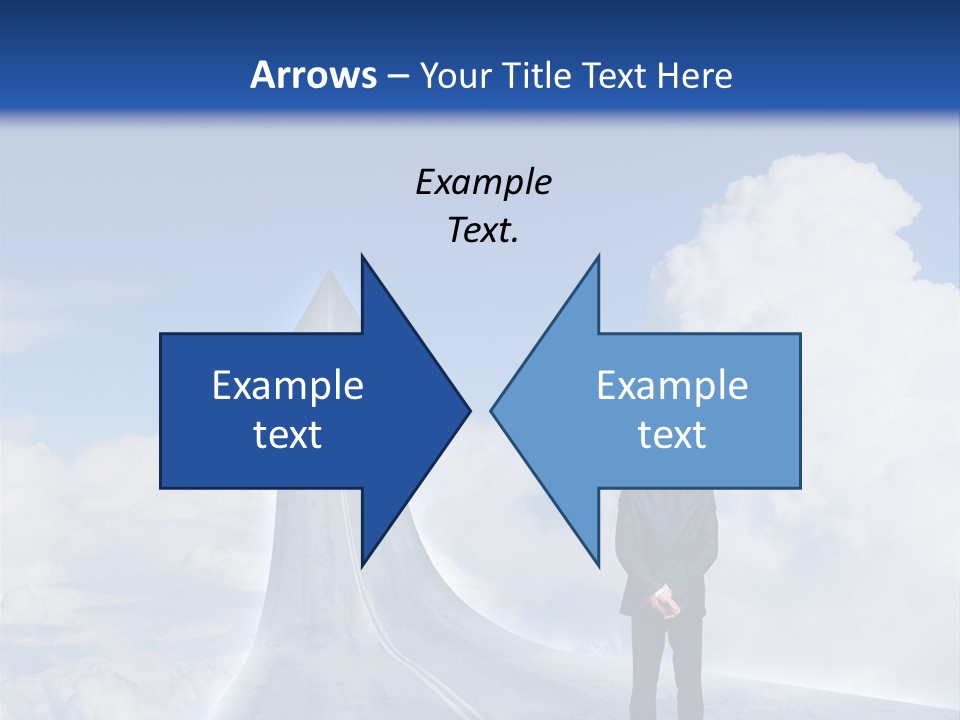 Away Trip Street PowerPoint Template