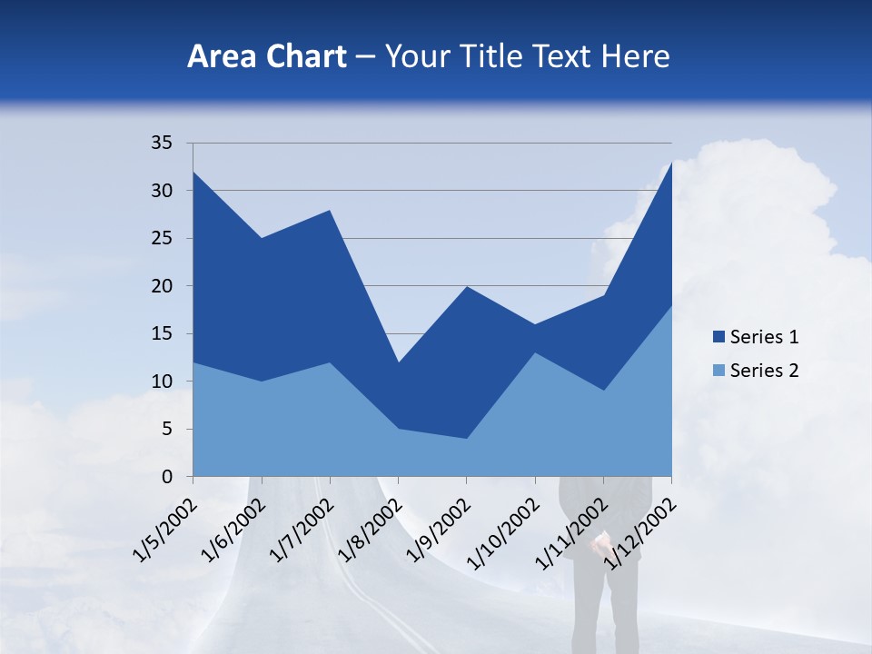 Away Trip Street PowerPoint Template