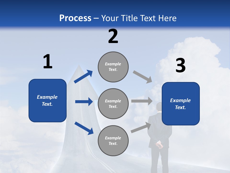 Away Trip Street PowerPoint Template